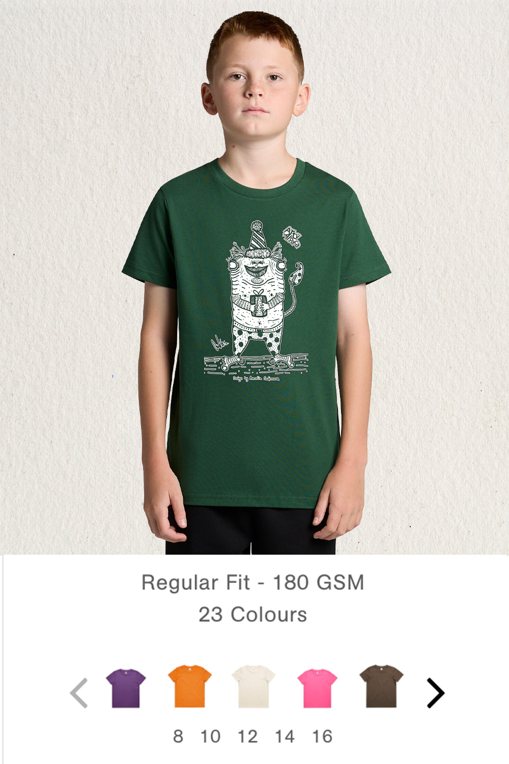 Youth Staple Tee - Regular Fit (180 GSM)