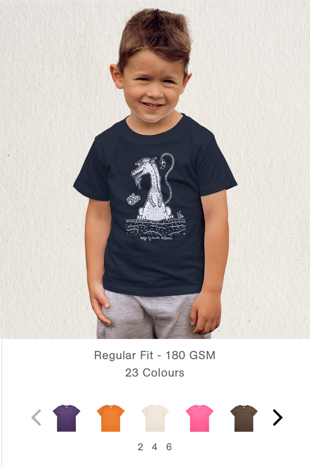 Kids Staple Tee - Regular Fit (180 GSM)